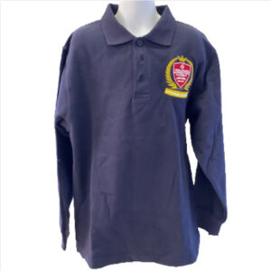U840 Navy Long Sleeve polo